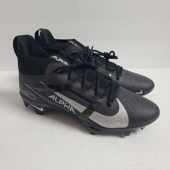 NEW Nike Alpha Menace 4 Elite Football Cleats FD7036-002 Size 14 Black main image 7